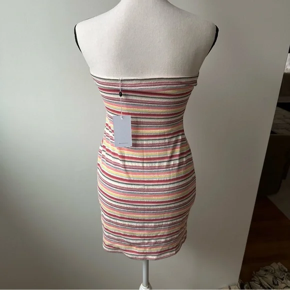 New with Tags! Lovers + Friends Lorraine Mini Dress Multi Striped Size Small - Picture 8 of 13